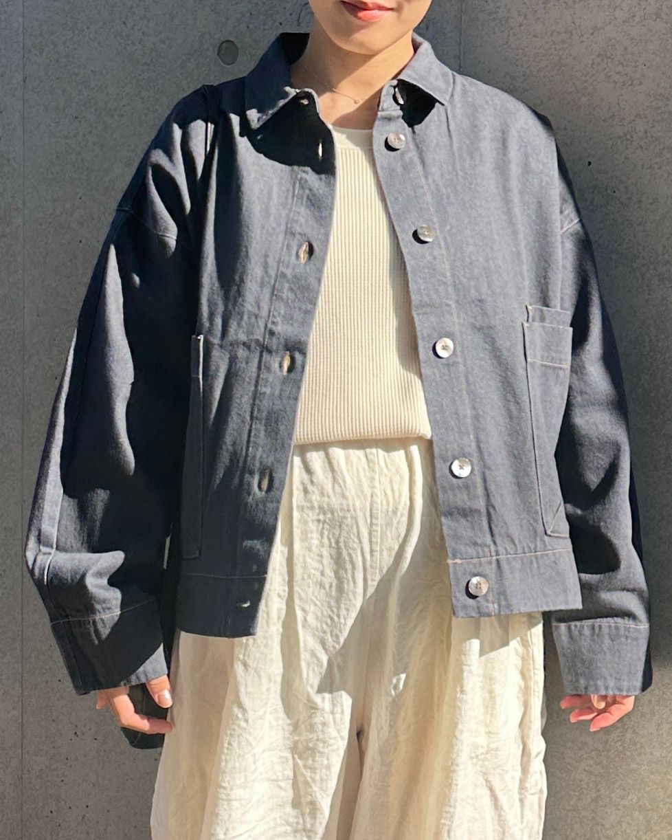 コットンデニムジャケット