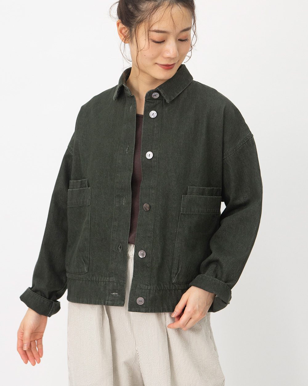 コットンデニムジャケット