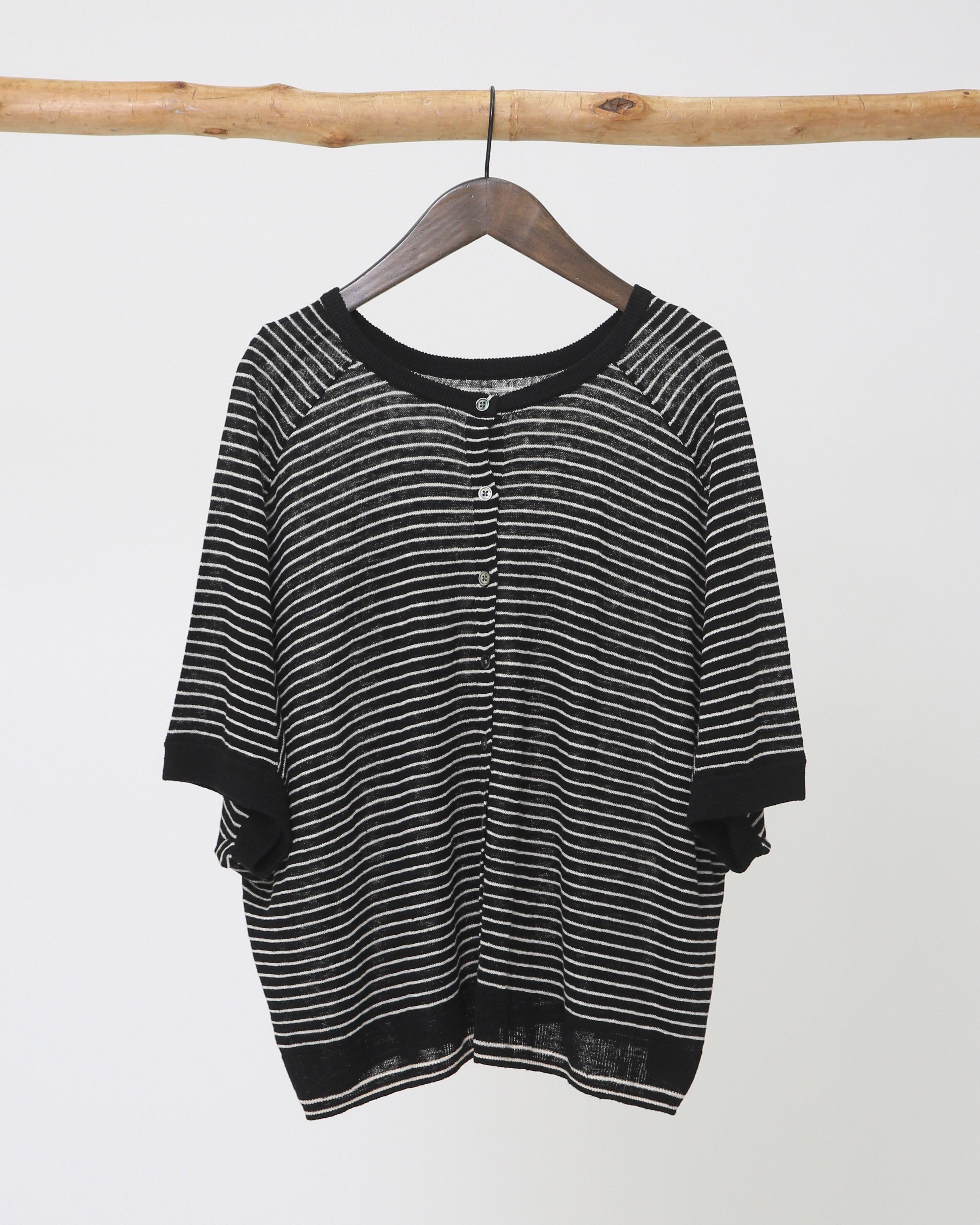 リネンニット2WAYカーディガン