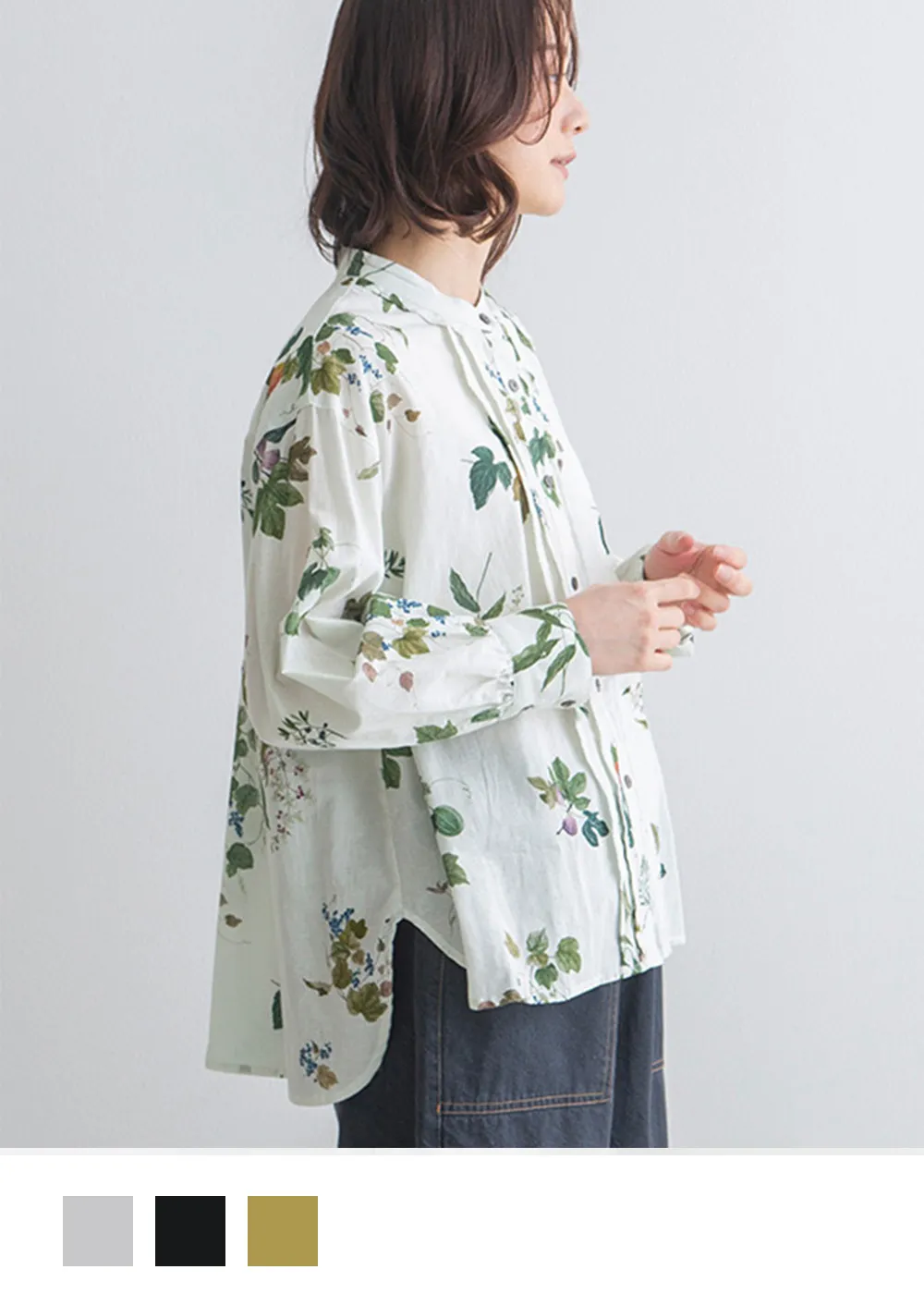 モデル身長：164ｃｍ　着用カラー：アイボリー