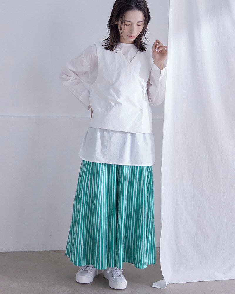 T. コットン中綿ダブルベスト