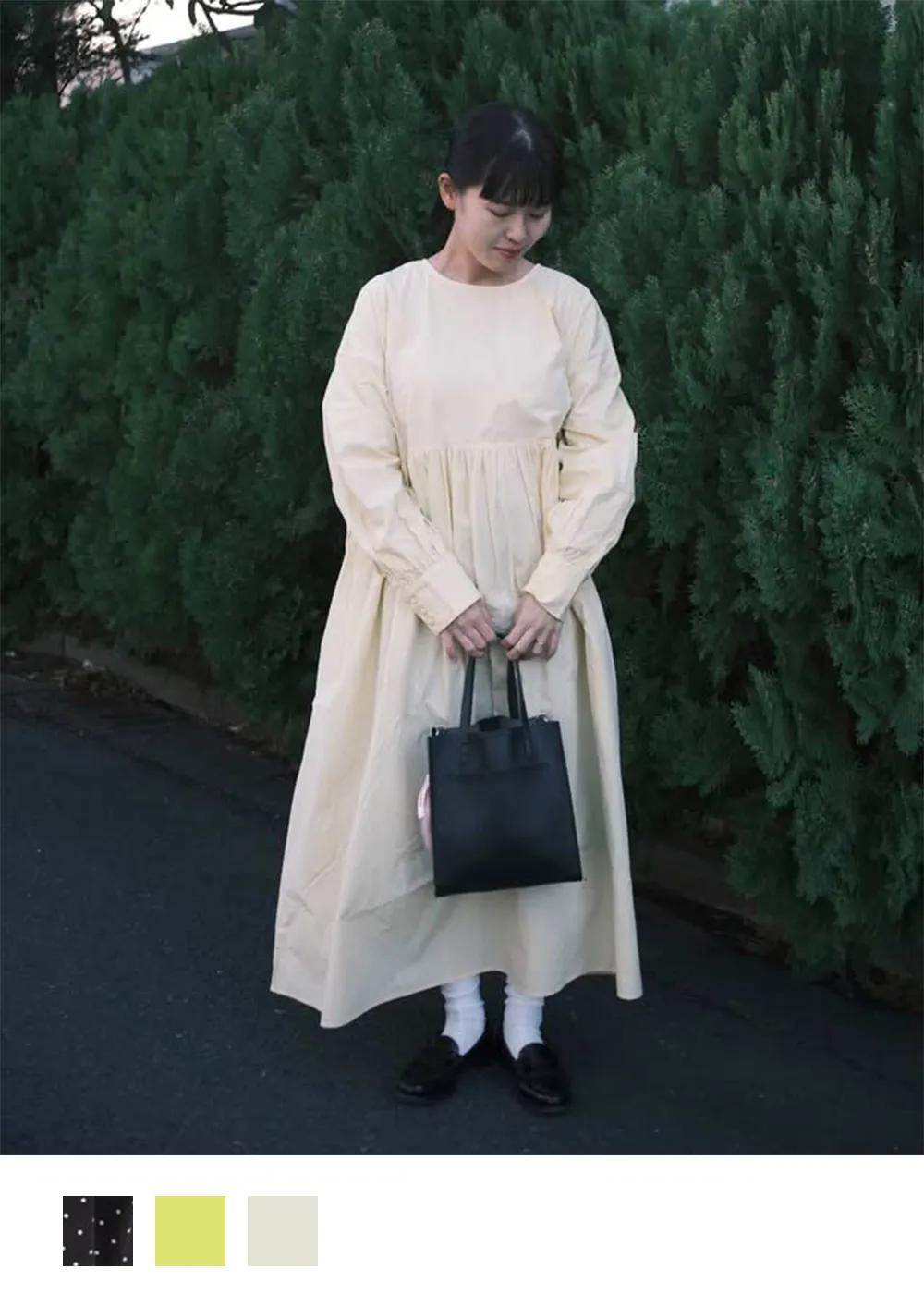 【kaoriさんコラボ】ギャザーワンピース｜再販売
