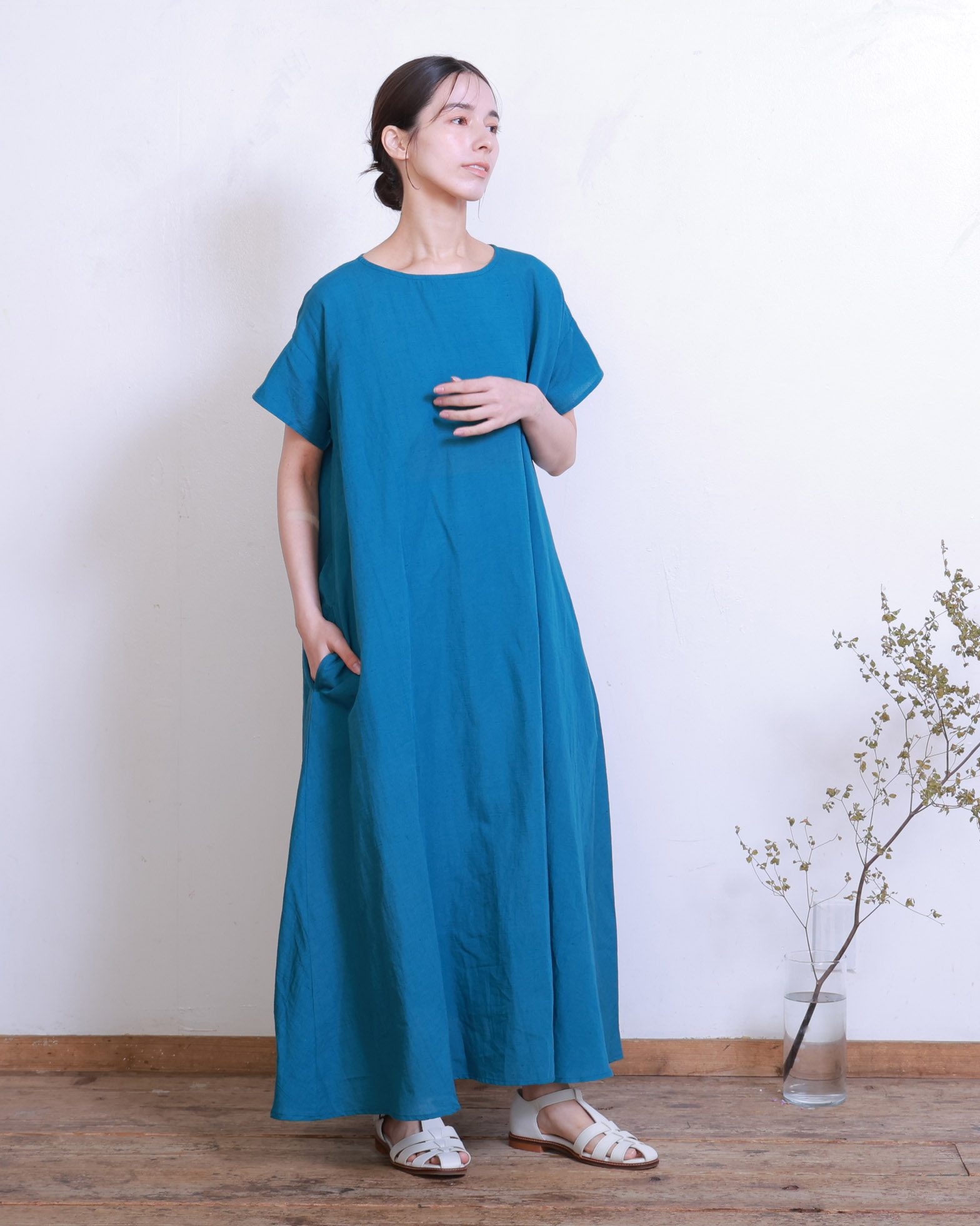 タグ付✨定価2.7万 ノーメント normment リネンフレアオールインワン タグ付✨定価2.7万 ノーメント normment リネンフレアオールインワン