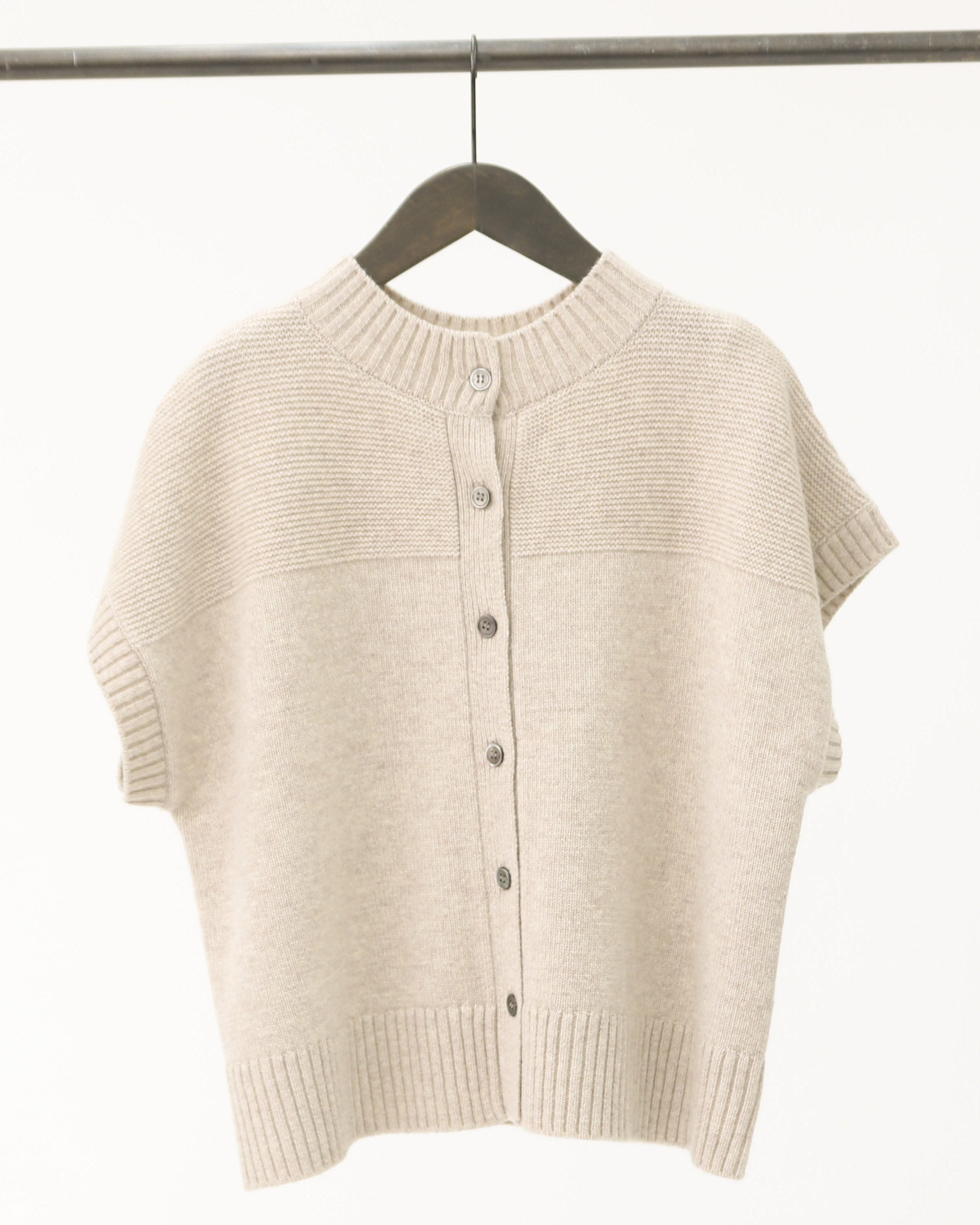 ウールニット2WAYベスト