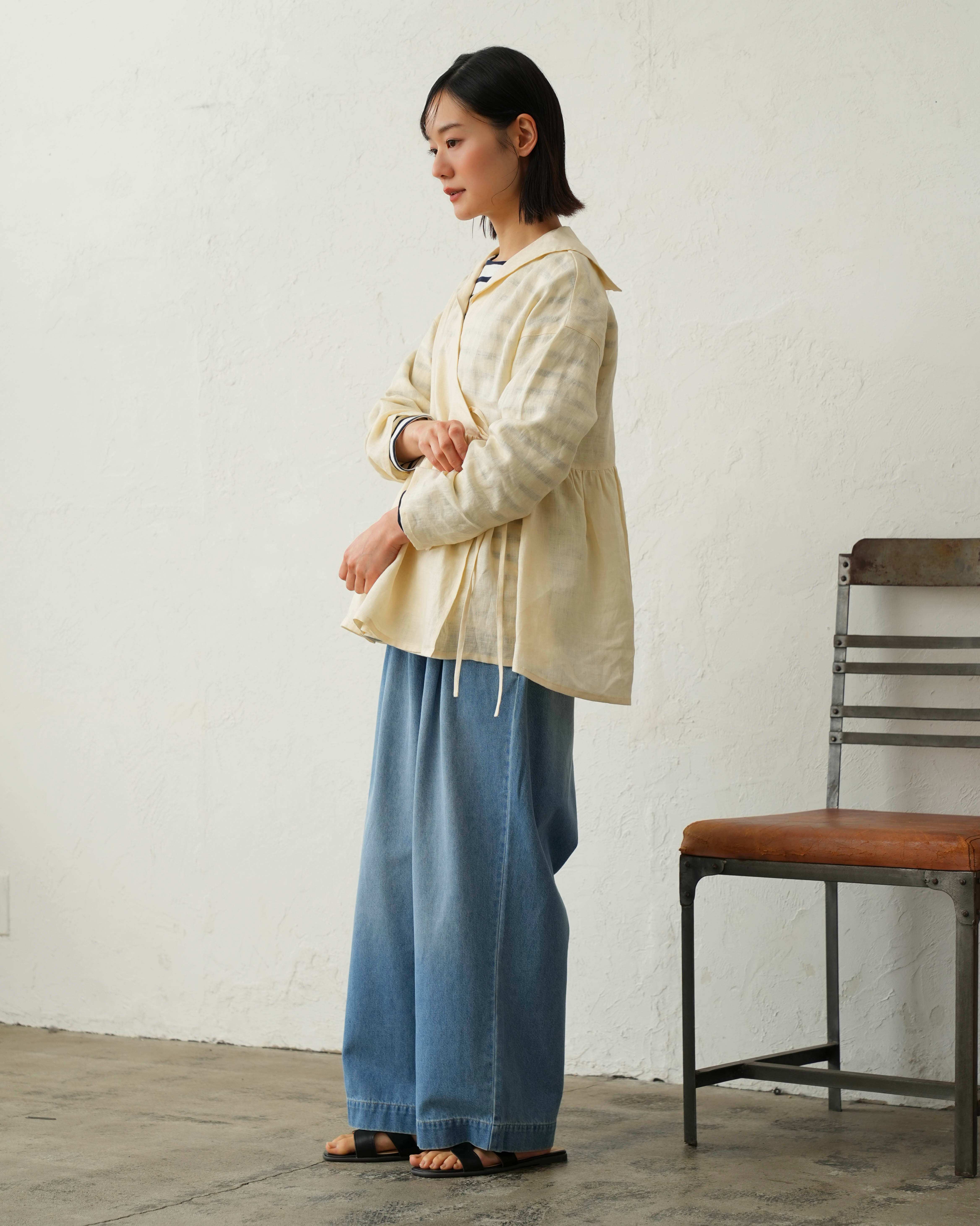 かりんTODAYFUL リネンカシュクールブラウス【JJ7月号掲載】 TODAYFUL（トゥデイフル）の「リネンカシュクールブラウス（シャツ