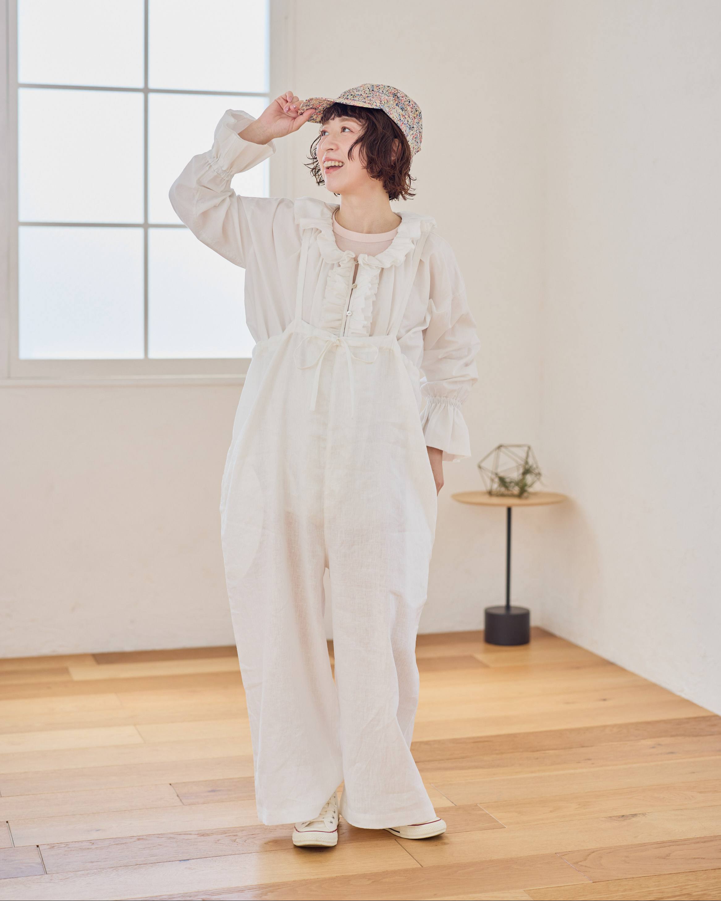 受注終了品【tomomiさんコラボ】リネンエアーウォッシュフリルブラウス 受付終了【tomomi×TUTIE.】コットンローンフリルブラウス｜先行予約｜6