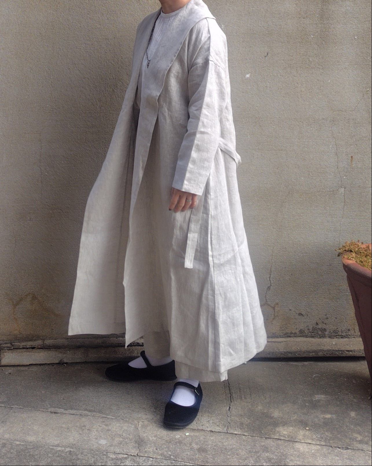 美品✨アデュートリステスロワズィールLOISIR✨リネンデザインロングコート38 楽天市場】ADIEU TRISTESSE LOISIR（コート・ジャケット｜レディース