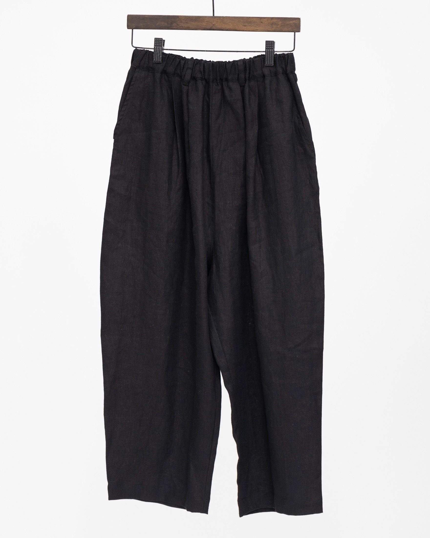 Sachi×TUTIE.】【丈が選べる】リネンギャザークロップドパンツ｜受注