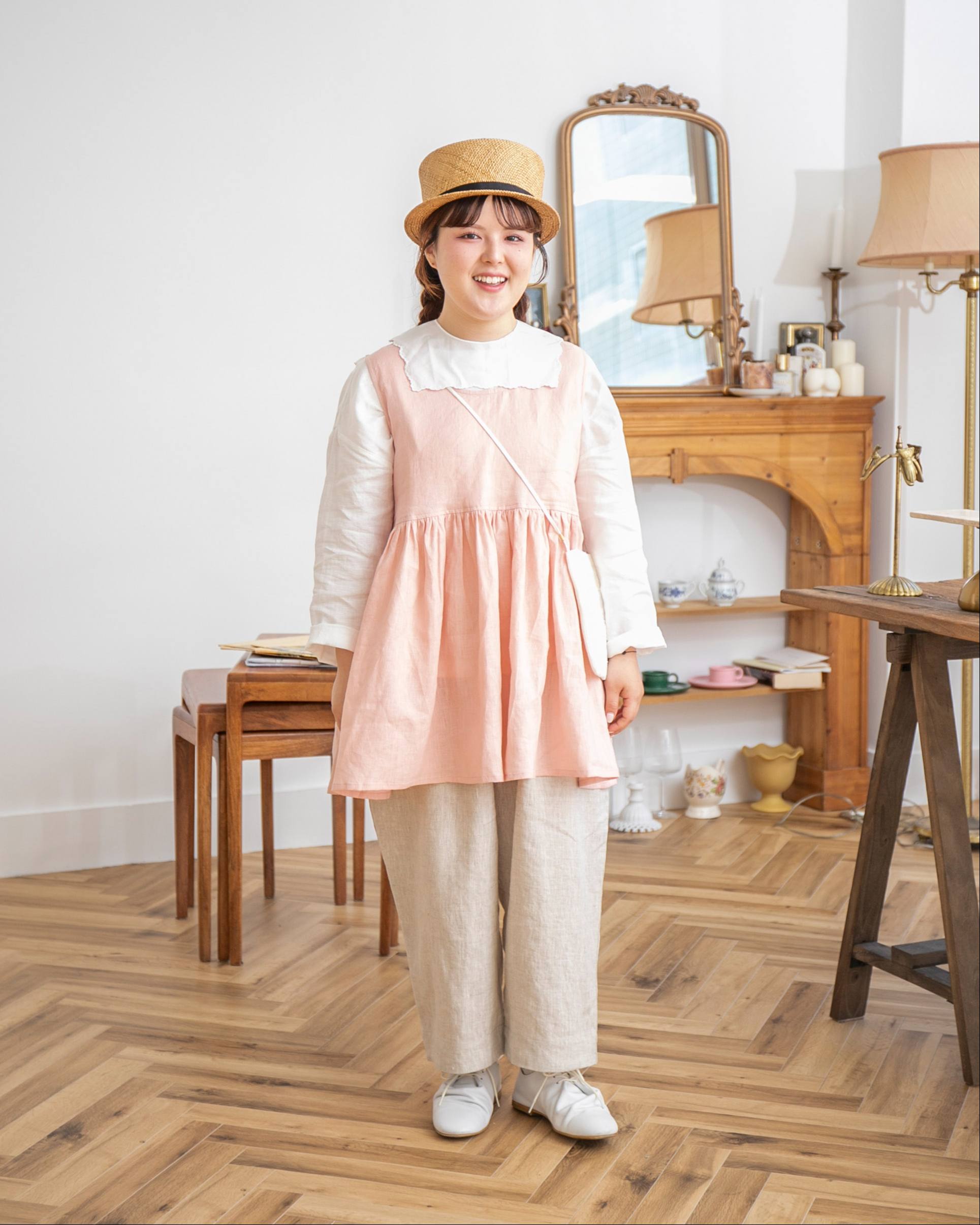 kawasaki×TUTIE.】リネンタックパンツ｜先行予約｜5月下旬発送