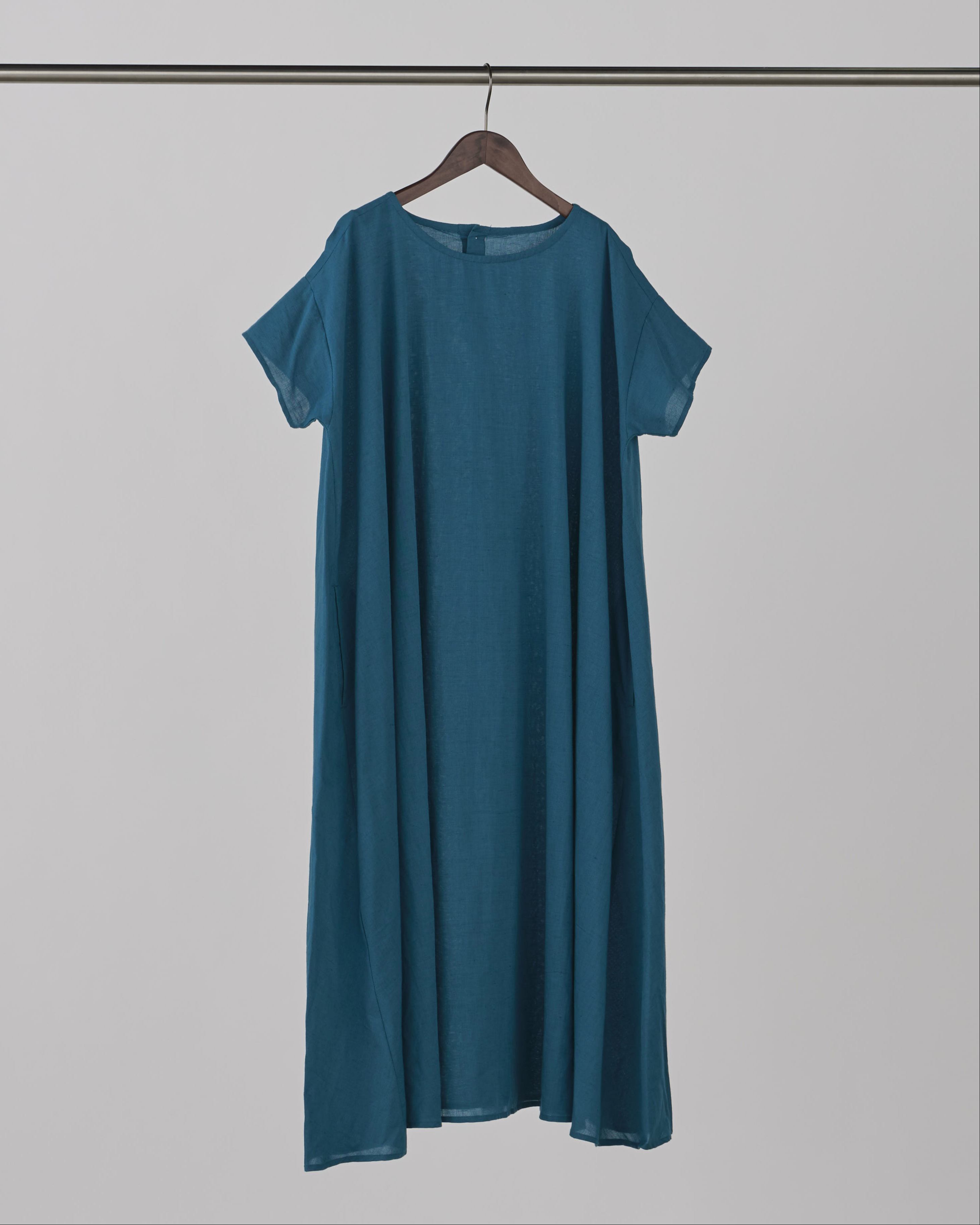 コットンリネンフレアワンピース/7月上旬出荷