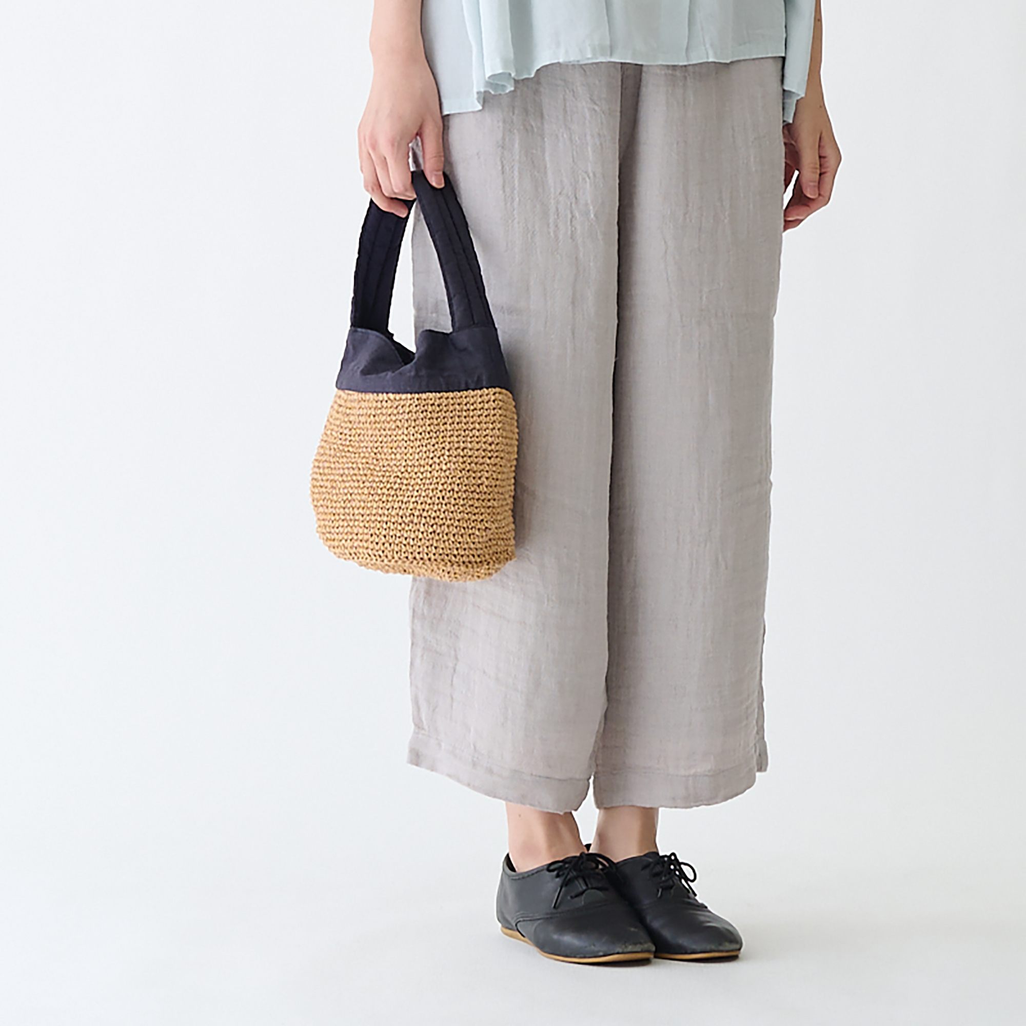 訳有TRAUM.linokekena－tote□リネン・コットン・他 訳有TRAUM.linokekena－tote□リネン・コットン・他