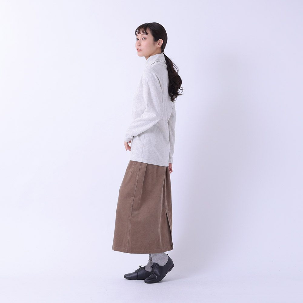 つちふわ】カットソータートルネックプルオーバー