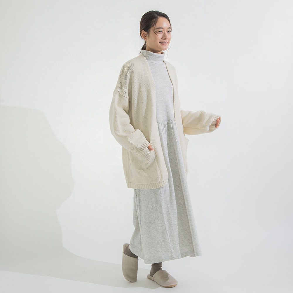 プリーツプリーズ　タートルネック ワンピース カットソー 長袖 プリーツプリーズPLEATS PLEASE プリーバイカラータートルネック