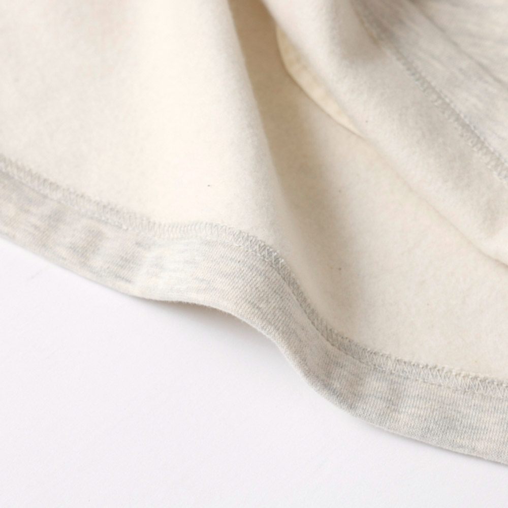 【ぬくふわ】コットン裏毛起毛ワンピース