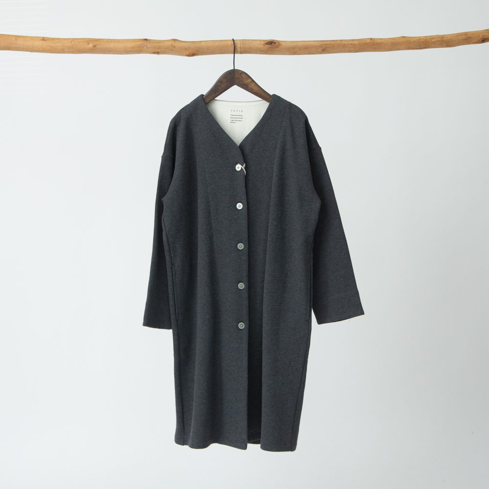 Xmas早割】【ぬくふわ】コットン裏毛起毛ロングカーディガン