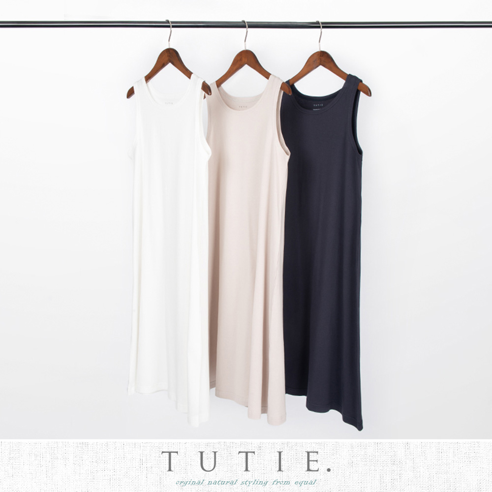 ｔｕｔｉｅ ツチエ 60 2コットン天竺 キャミソールワンピース 0699to 731