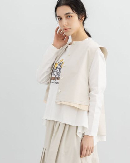 T. セルロースコットンベスト