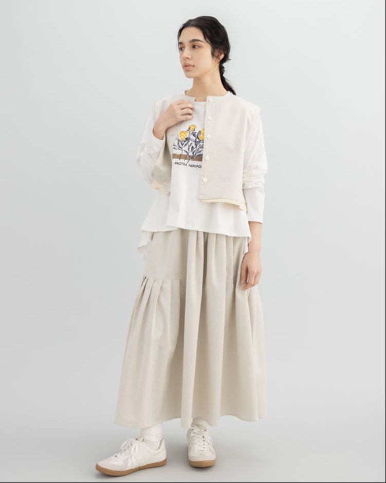 T. セルロースコットンベスト