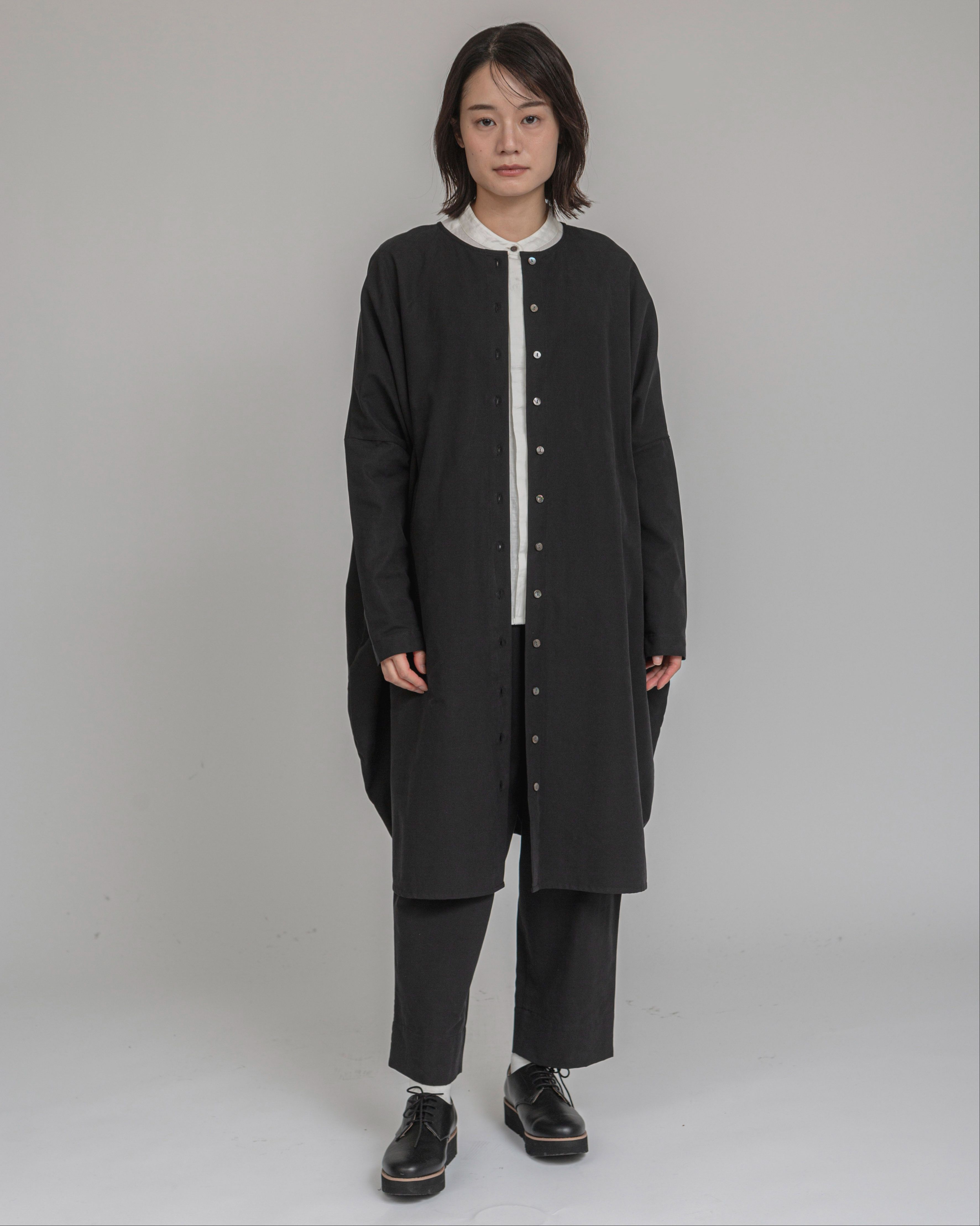 T. ピーチ起毛コットンセルロースチュニック