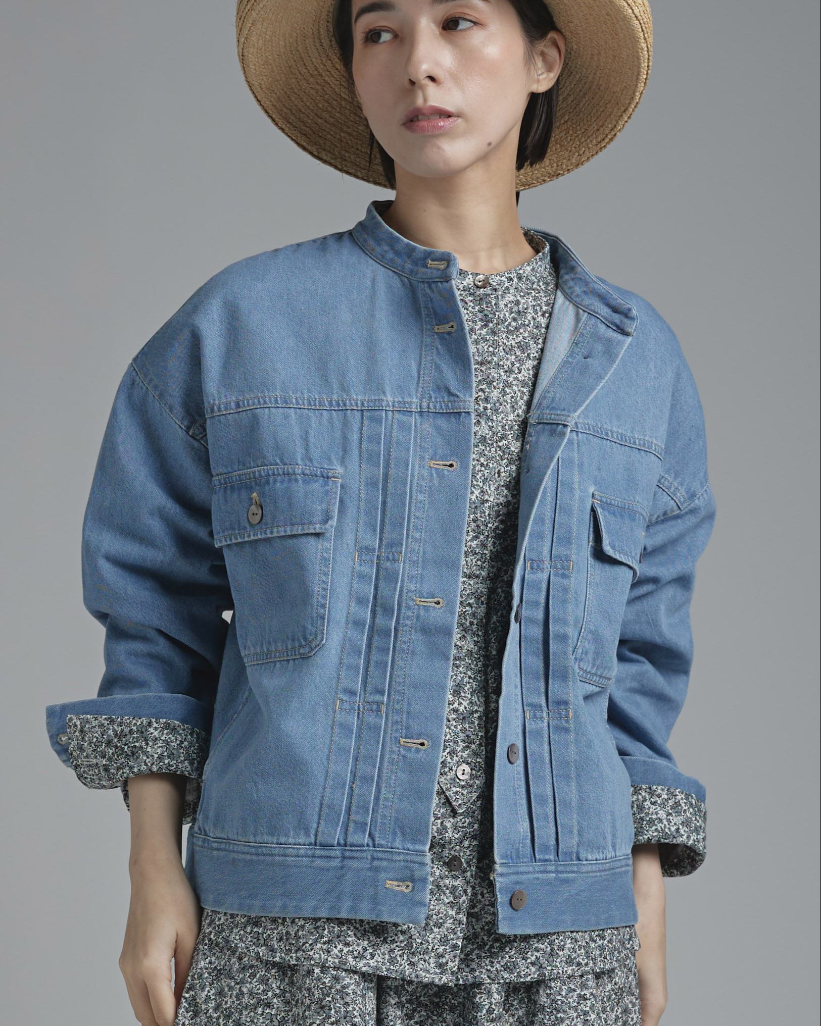 T. コットンデニムジャケット
