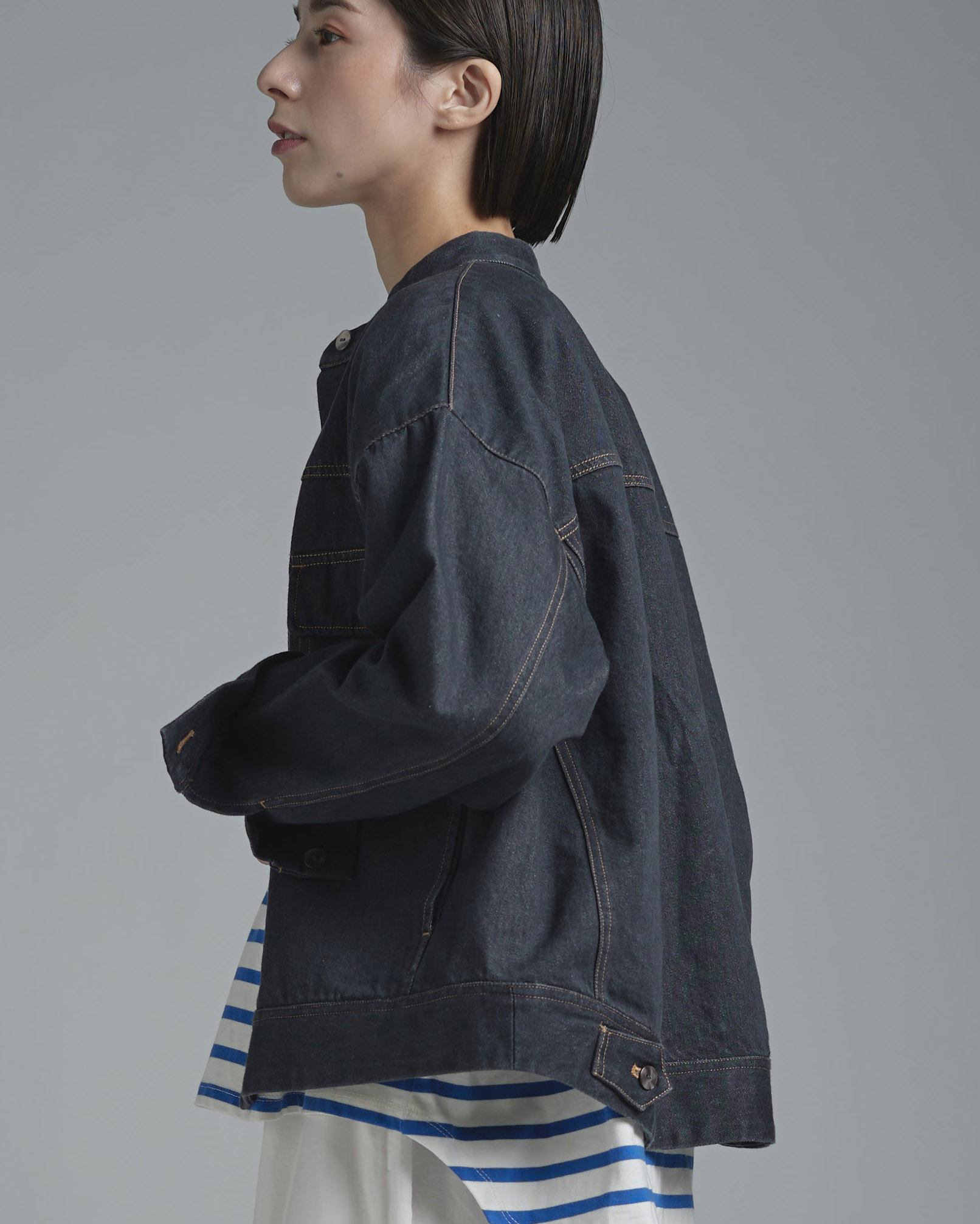 T. コットンデニムジャケット