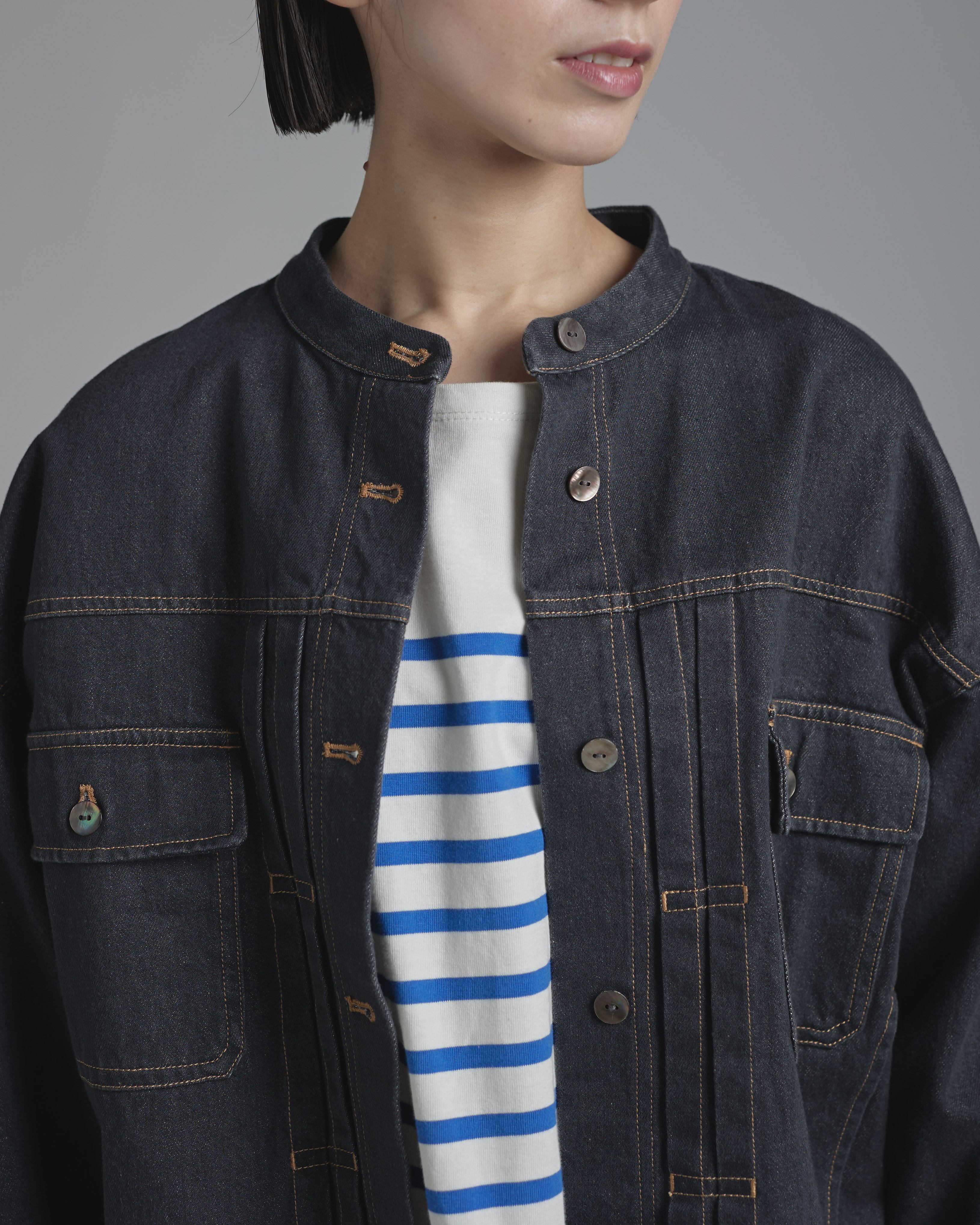 T. コットンデニムジャケット