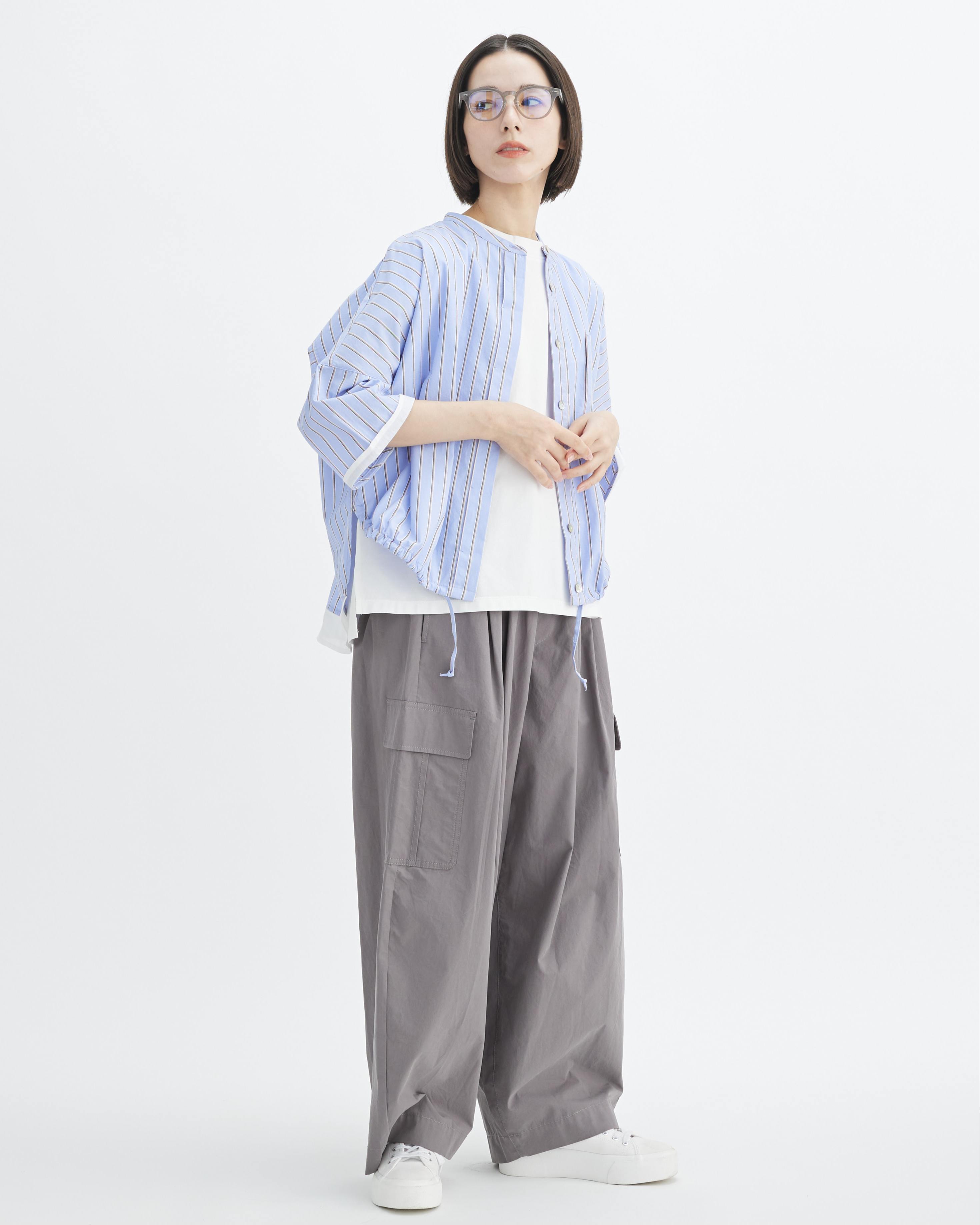 だっち です★美品★CUSTOM FIT コットンストライプシャツ T. コットンストライプシャツ