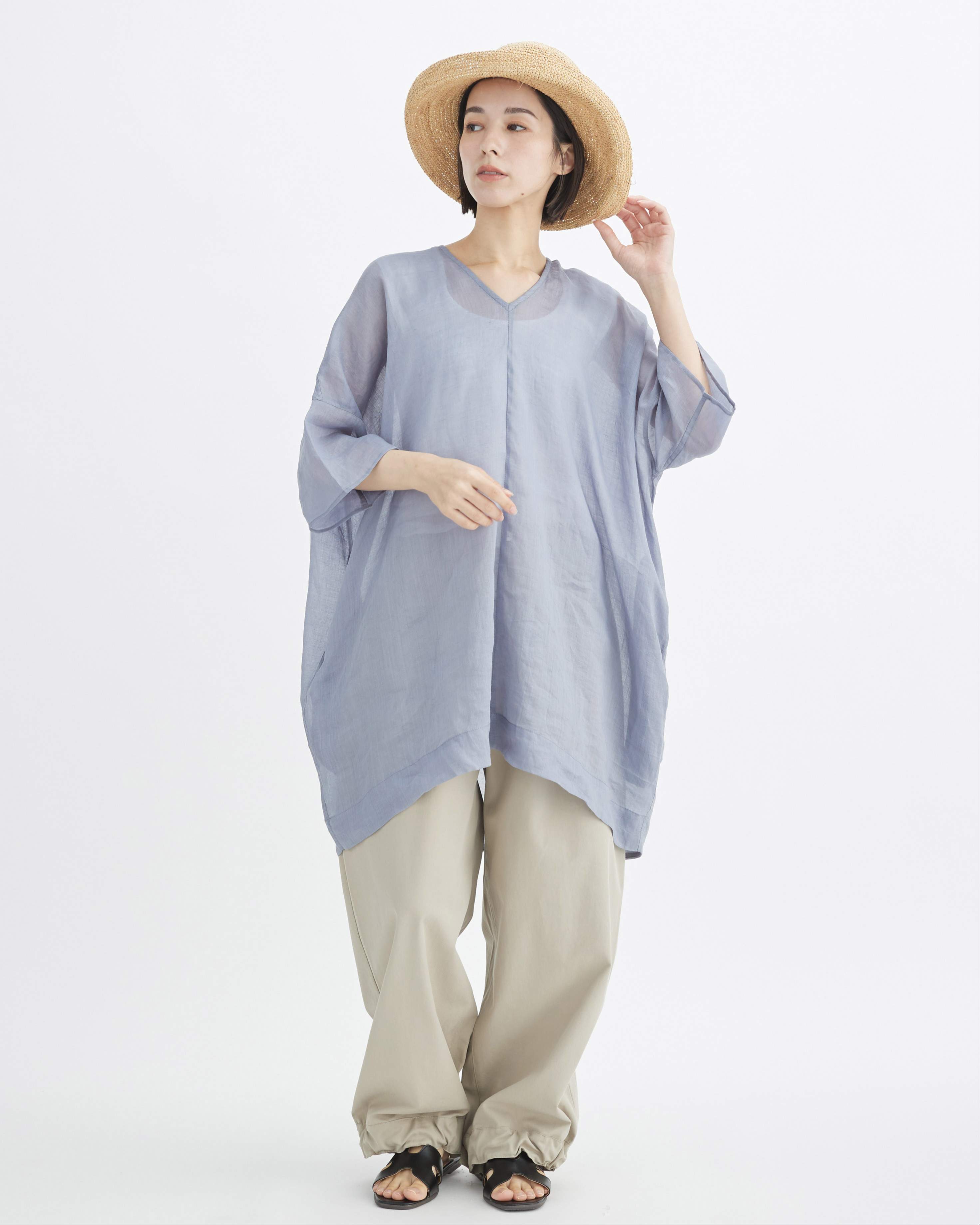 新品 Y's コットンリネン セルロース リブパンツ T. コットンセルロース2WAYシルエットパンツ