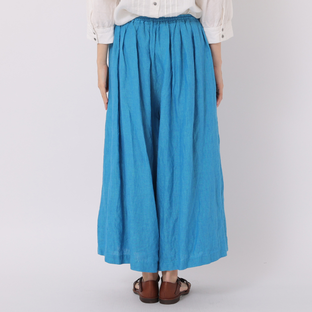vital pure linen roped tuck pants リネンパンツ CINOH - LINEN PANTS / リネンパンツ (グレー) | Sir online