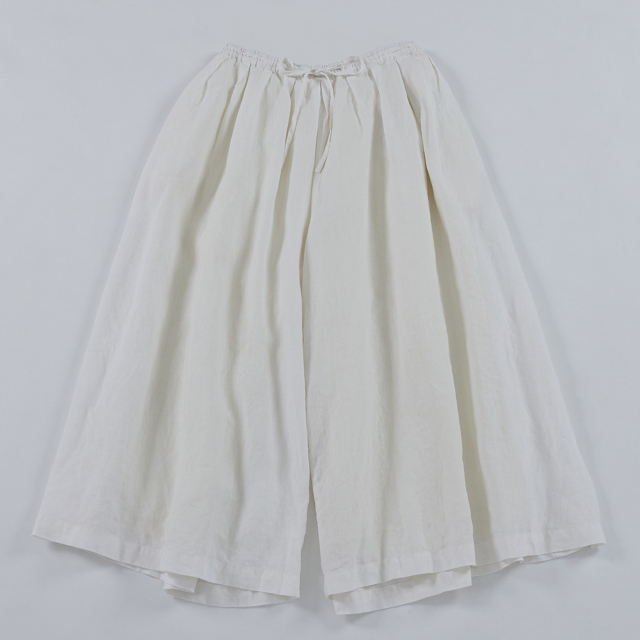 TUTIE．（ツチエ）リネンカラーシャンブレータックワイド