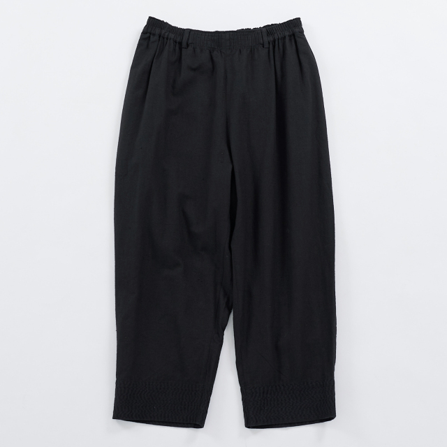 ハンドルームコットンキャンバスヘムシシュウパンツ 【0623PT