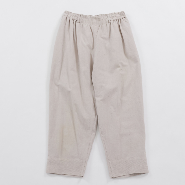 ハンドルームコットンキャンバスヘムシシュウパンツ 【0623PT