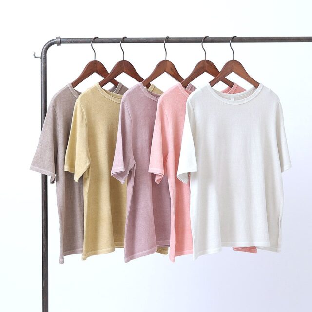 0623US-71812 ベンガラ染めTシャツ