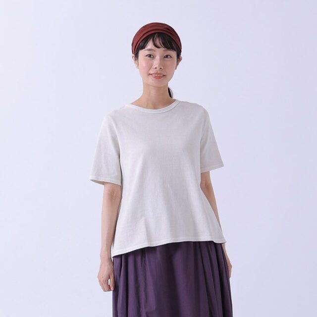 0623US-71812 ベンガラ染めTシャツ