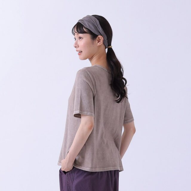 0623US-71812 ベンガラ染めTシャツ