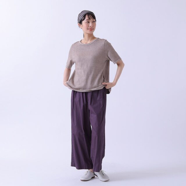 0623US-71812 ベンガラ染めTシャツ