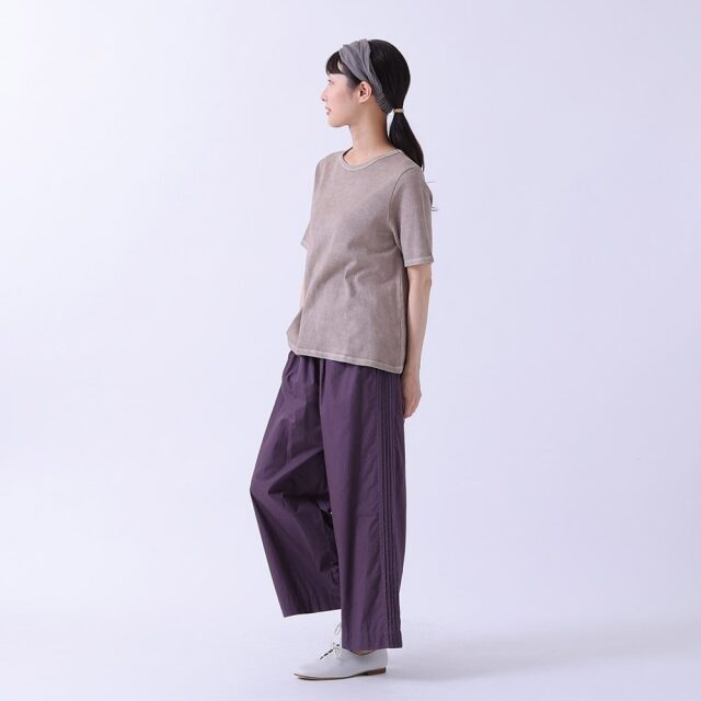 12  13  Ellaページ　オーダー3個まで　染色不可 土へ還る-】ベンガラ染めTシャツ/ WEB限定