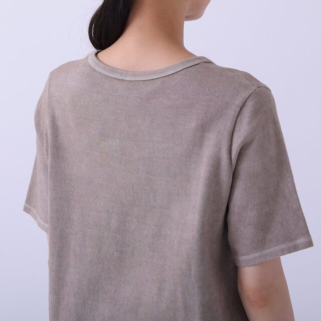 0623US-71812 ベンガラ染めTシャツ