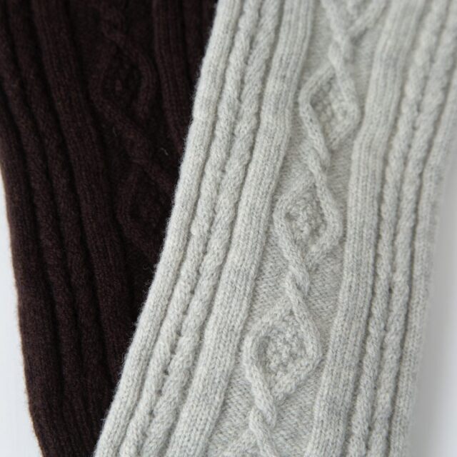 0624WT26252	パウダーウールニットレッグウォーマー