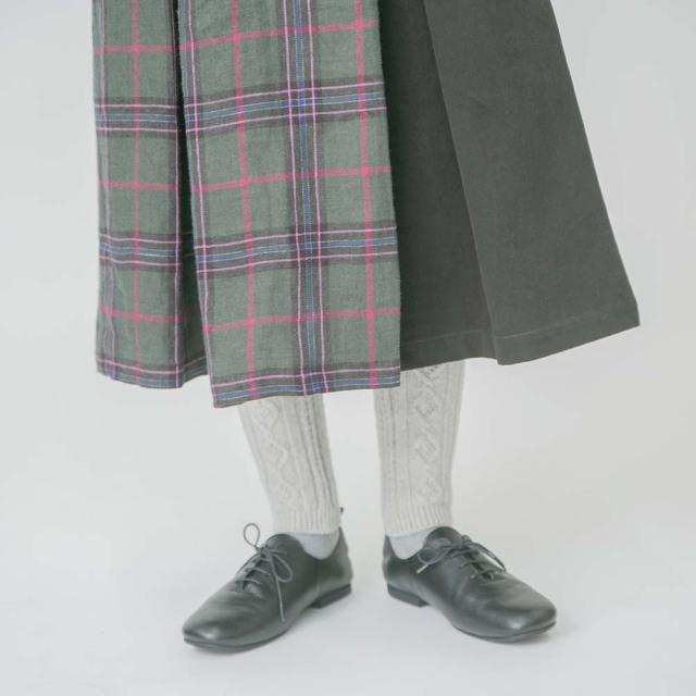 0624WT26252	パウダーウールニットレッグウォーマー