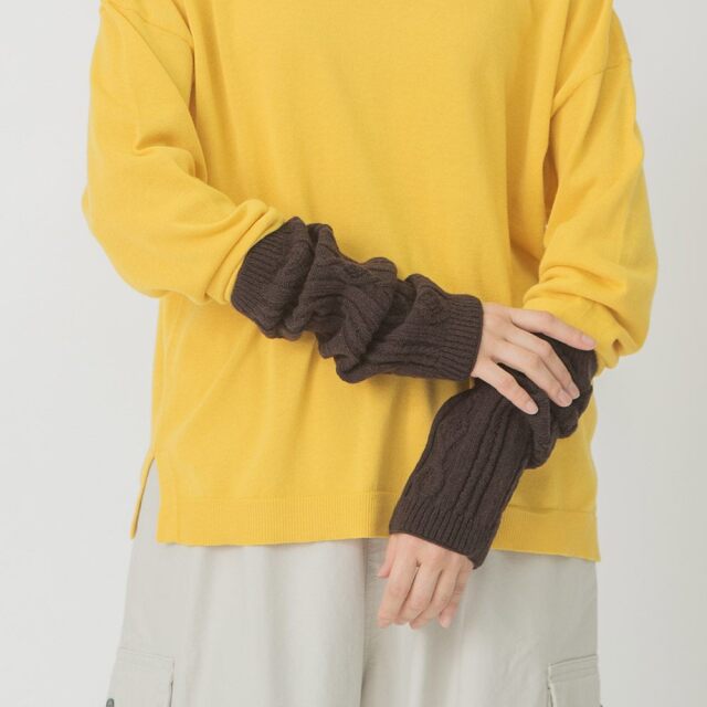 0624WT26252	パウダーウールニットレッグウォーマー