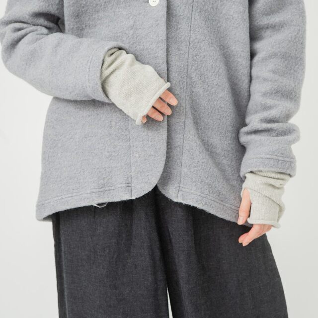 0624WT28253	パウダーウールニットアームウォーマー