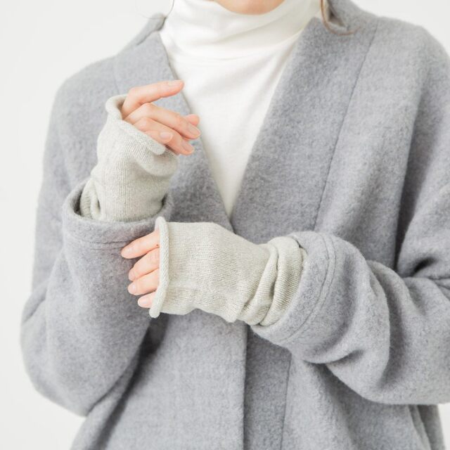 0624WT28253	パウダーウールニットアームウォーマー