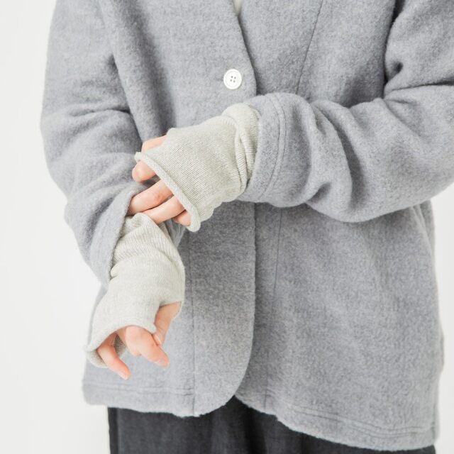 0624WT28253	パウダーウールニットアームウォーマー