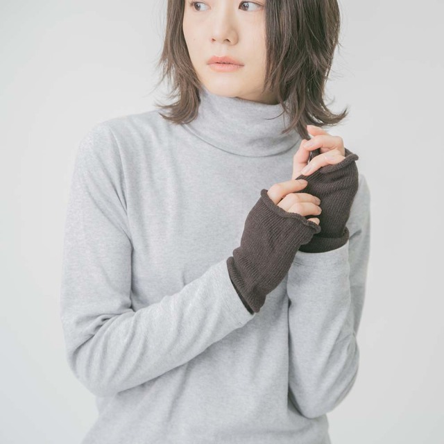 0624WT28253	パウダーウールニットアームウォーマー