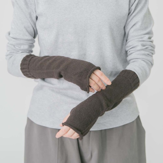 0624WT28253	パウダーウールニットアームウォーマー