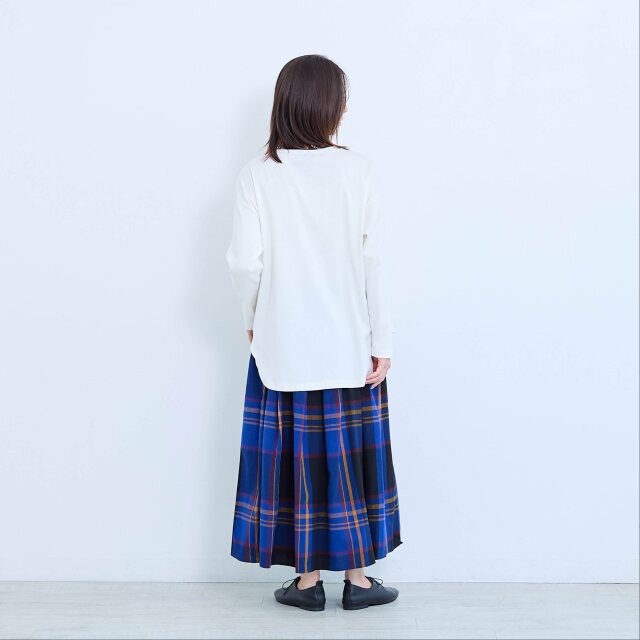 土へ還る-】しわになりにくい長袖Tシャツ /染めなおし対応