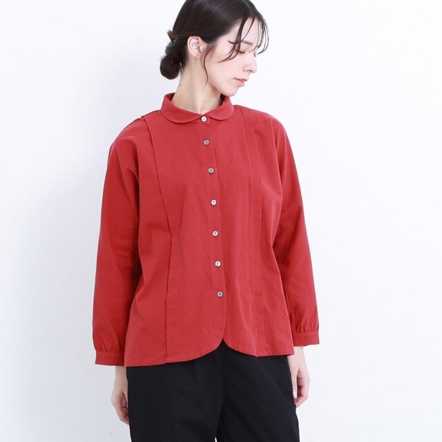 0624AS61072	コットンドルマンスリーブブラウス