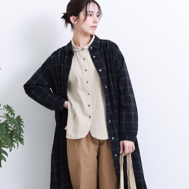 0624AS61072	コットンドルマンスリーブブラウス