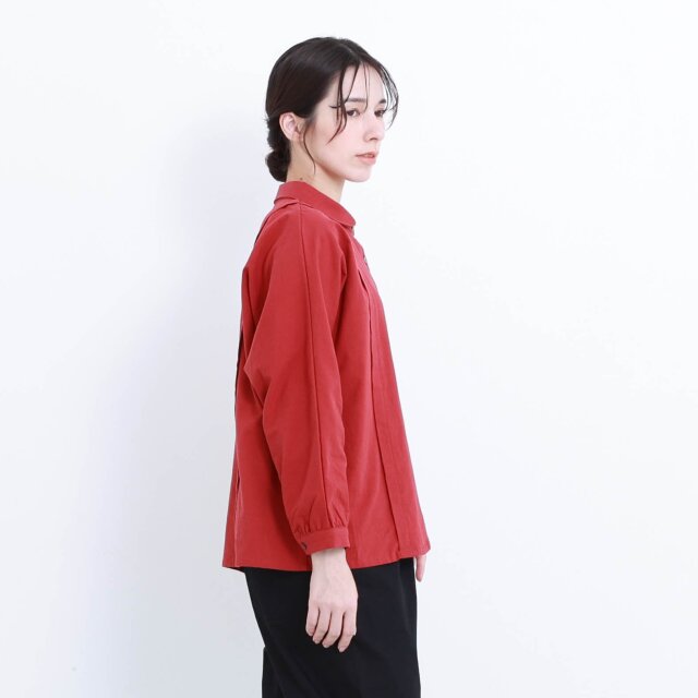 0624AS61072	コットンドルマンスリーブブラウス